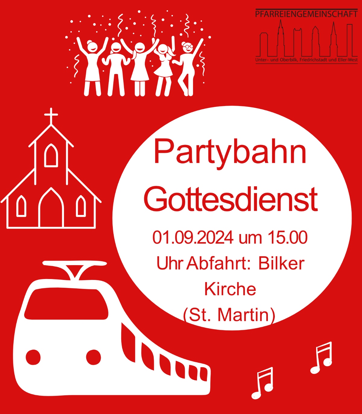Partybahn-Gottesdienst