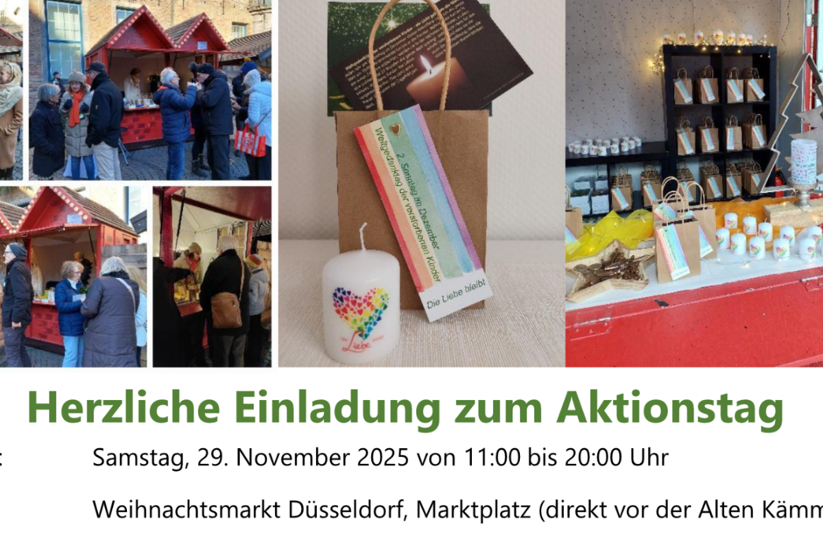 Einladung zum Aktionstag am Sa. 29.11.2025